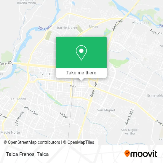 Talca Frenos map