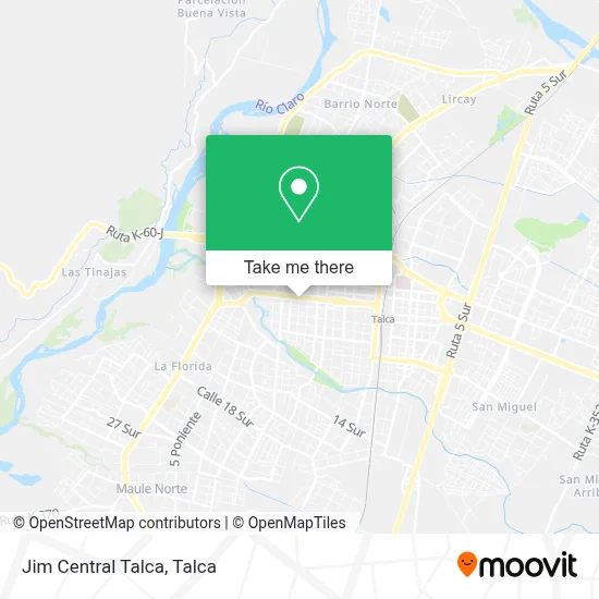 Jim Central Talca map