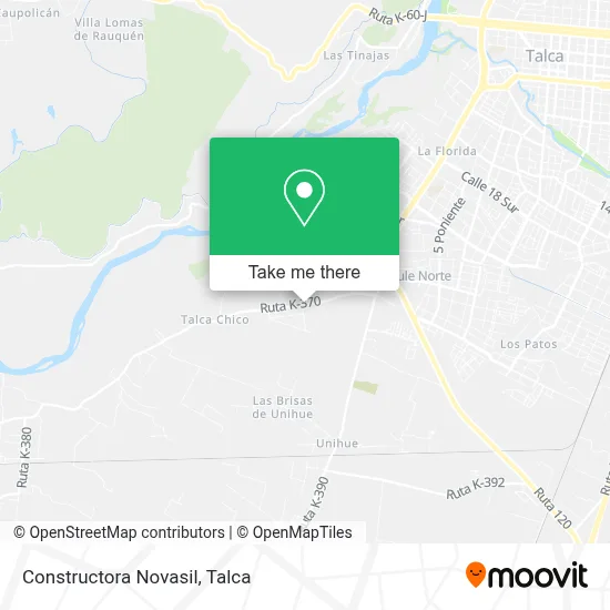 Constructora Novasil map