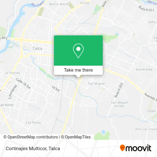 Cortinajes Multicor map
