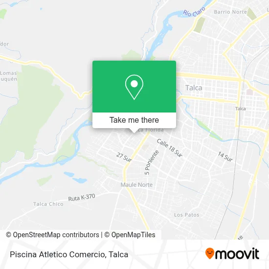Piscina Atletico Comercio map