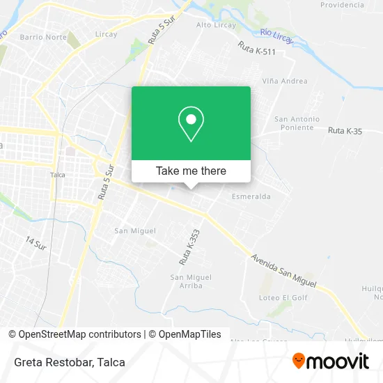 Greta Restobar map