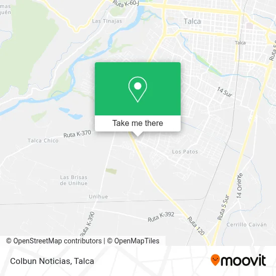 Colbun Noticias map