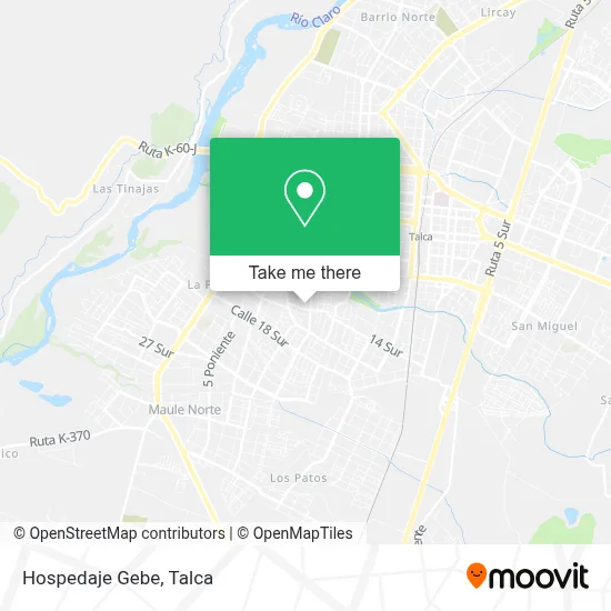 Hospedaje Gebe map