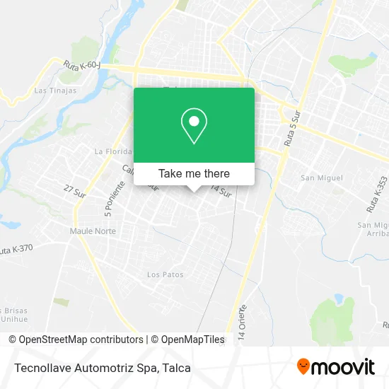 Tecnollave Automotriz Spa map