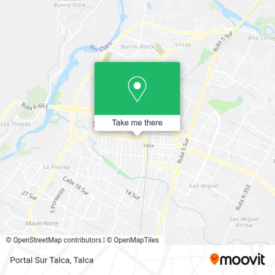 Portal Sur Talca map