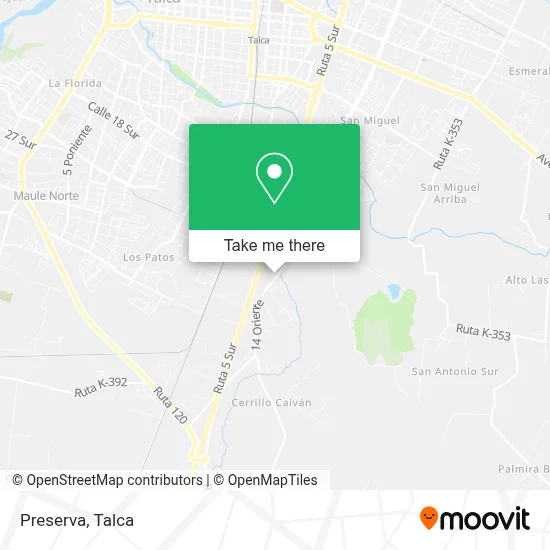 Preserva map