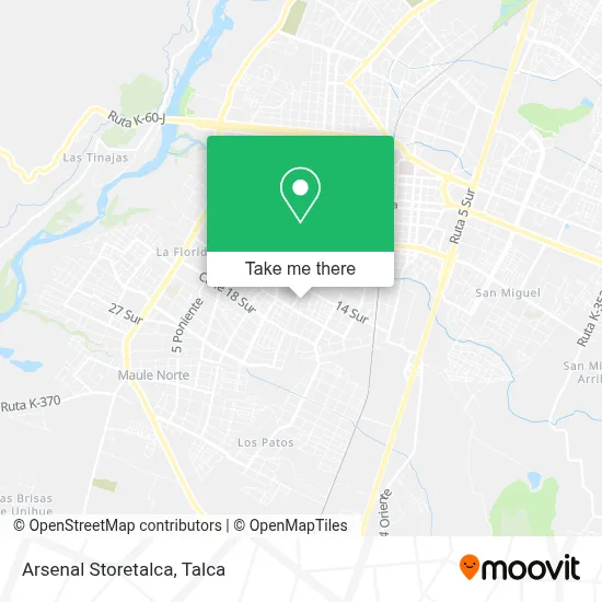 Arsenal Storetalca map