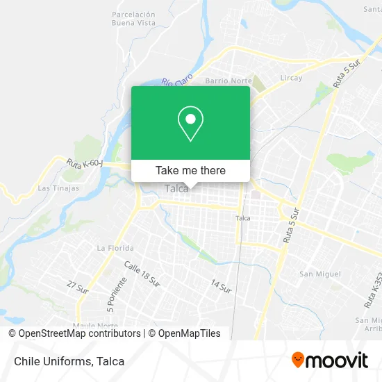 Chile Uniforms map