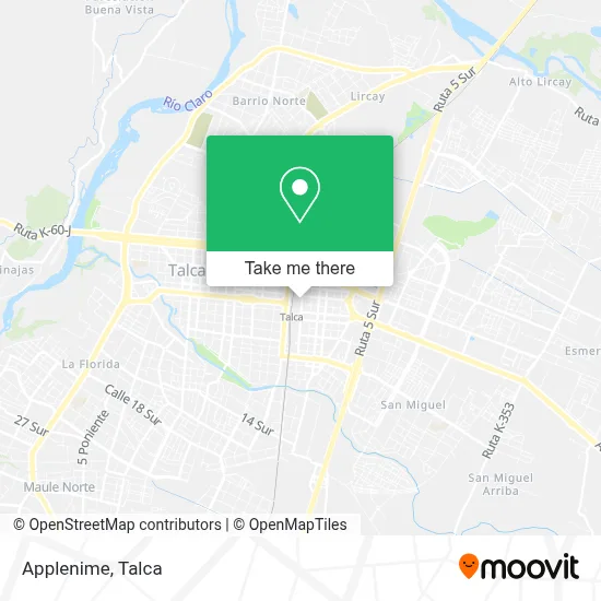 Applenime map
