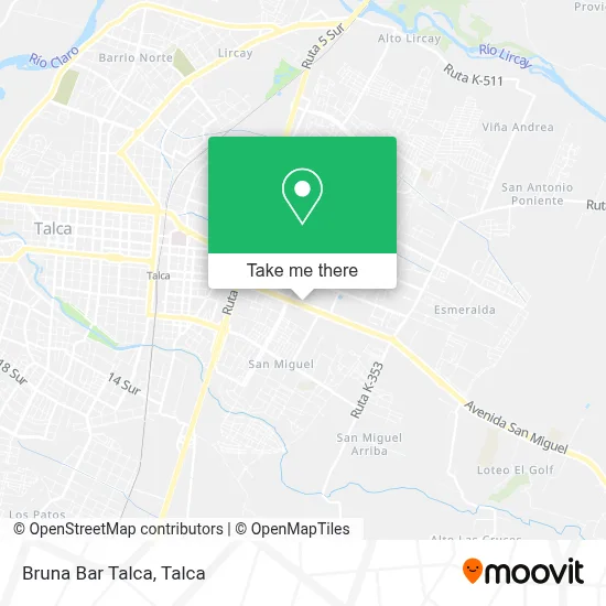 Bruna Bar Talca map