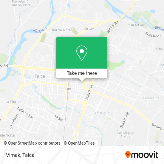 Vimak map