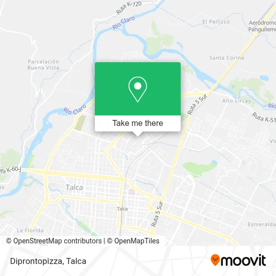 Diprontopizza map
