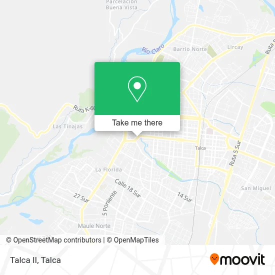 Talca II map