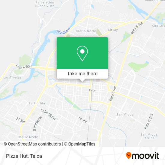 Pizza Hut map