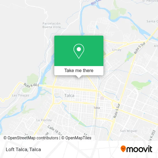 Loft Talca map
