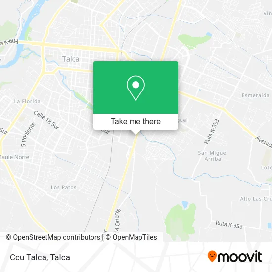 Ccu Talca map