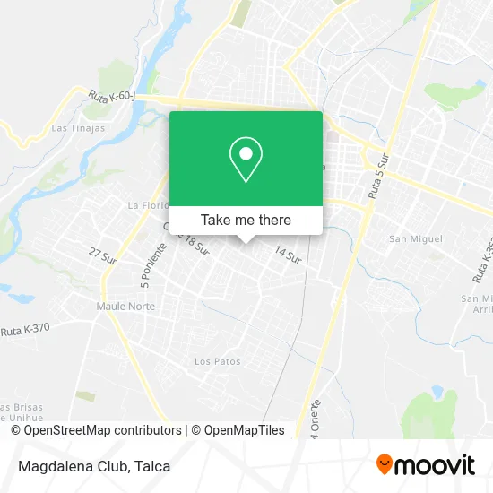 Magdalena Club map
