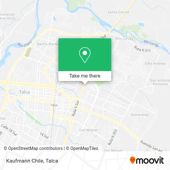 Kaufmann Chile map