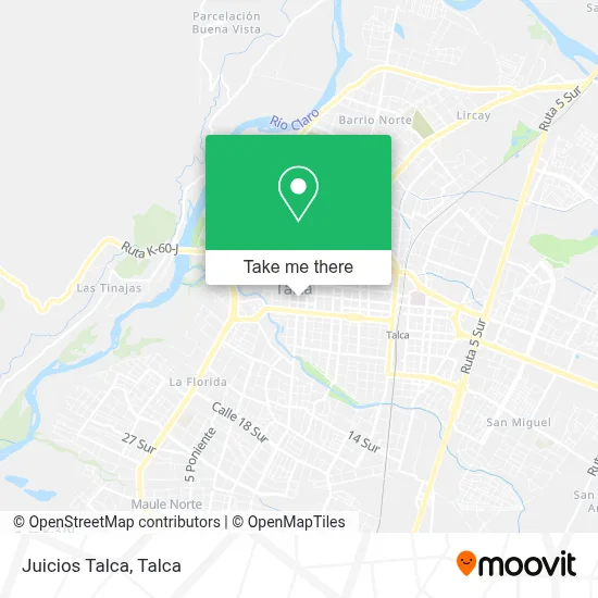 Juicios Talca map