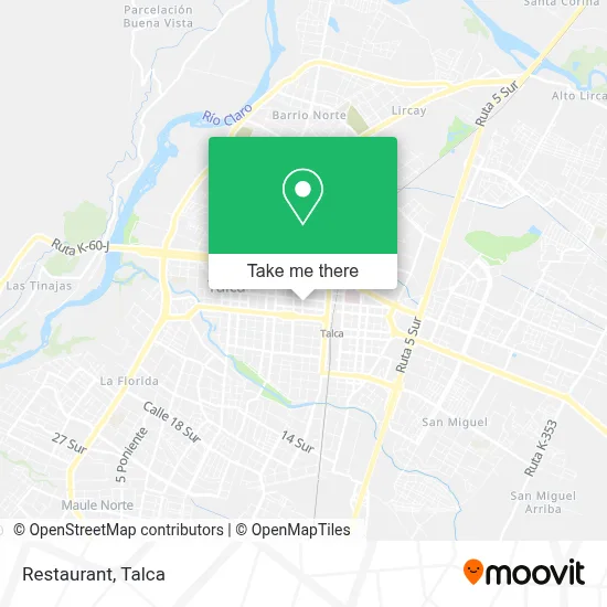 Restaurante map