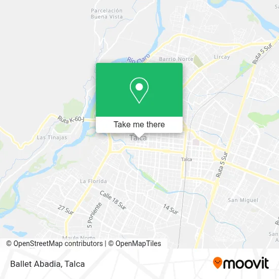 Ballet Abadia map