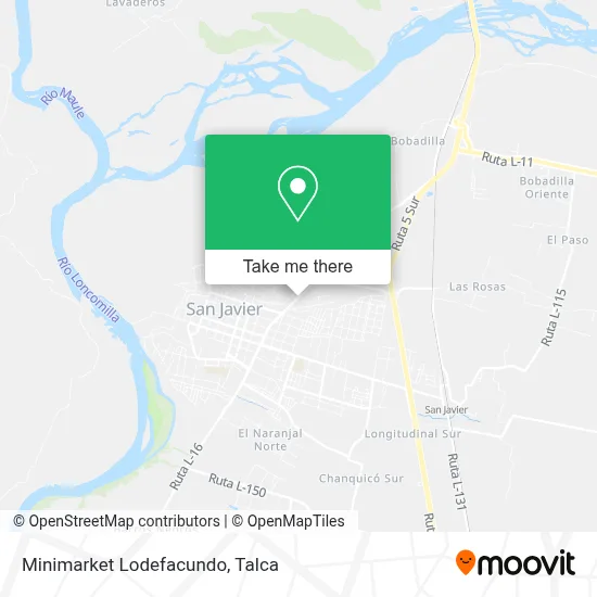 Minimarket  Lodefacundo map