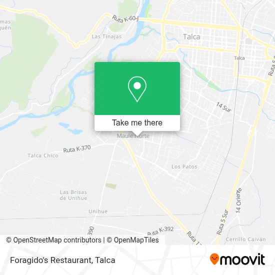 Foragido's Restaurant map