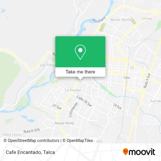 Cafe Encantado map