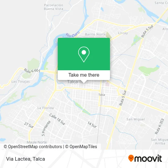 Via Lactea map