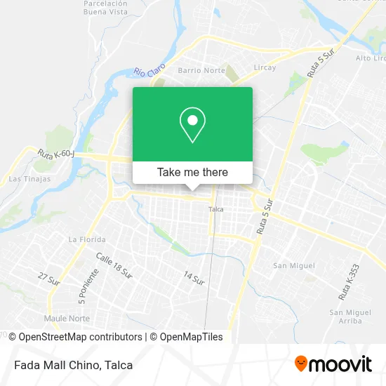 Fada Mall Chino map