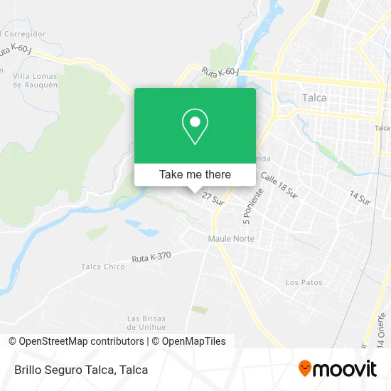 Brillo Seguro Talca map