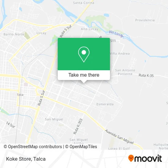 Koke Store map