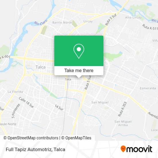 Full Tapiz  Automotriz map