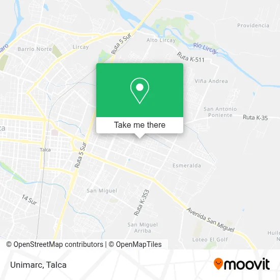 Unimarc map