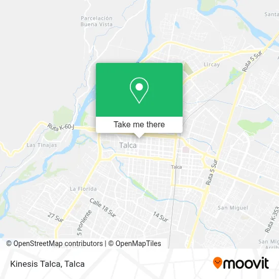 Kinesis Talca map