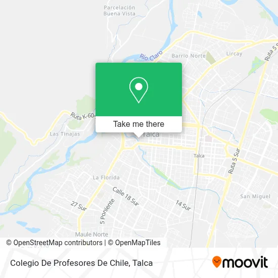 Colegio De Profesores De Chile map
