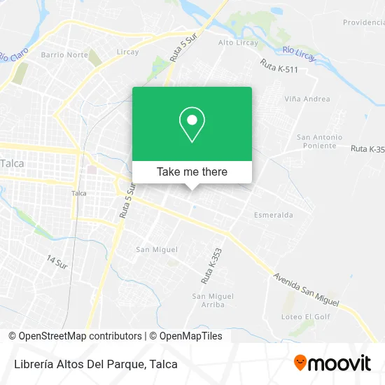 Librería Altos Del Parque map