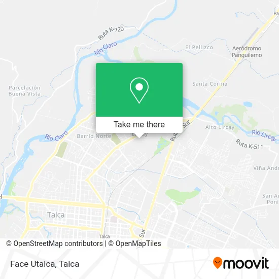 Face Utalca map