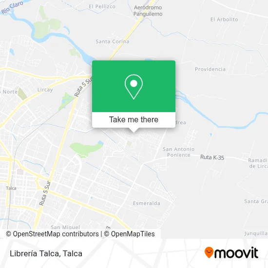 Librería Talca map