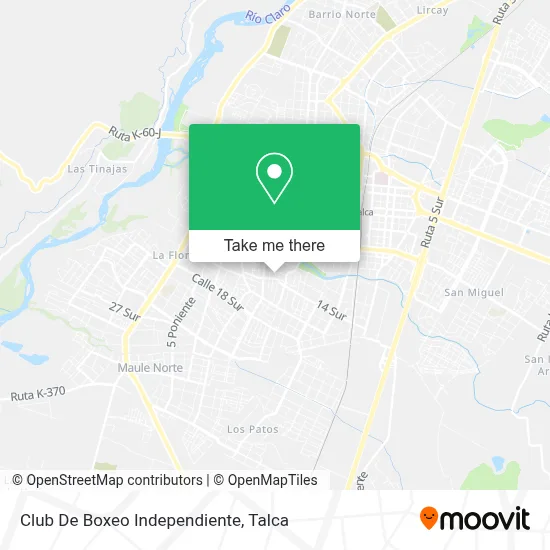 Club De Boxeo Independiente map