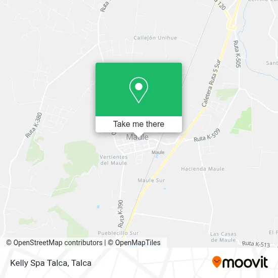 Kelly Spa Talca map