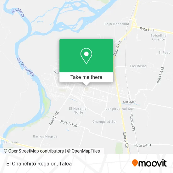 El Chanchito Regalón map