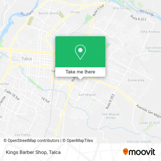 Kings Barber Shop map