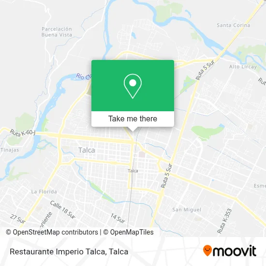Restaurante Imperio Talca map