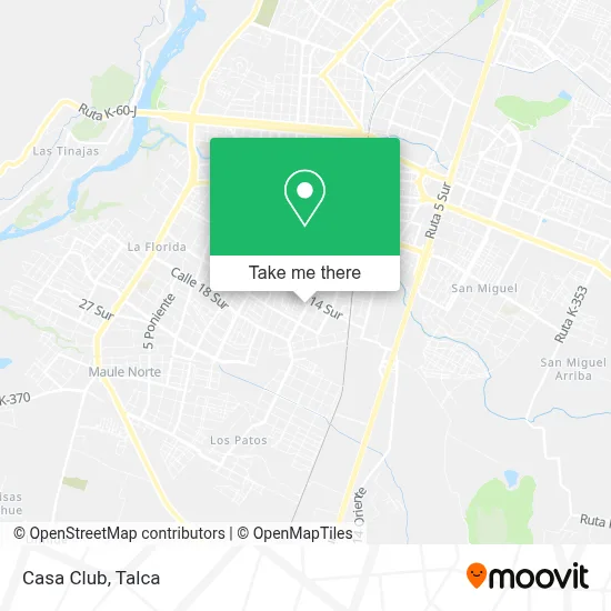 Casa Club map