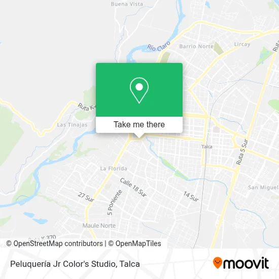 Peluquería Jr Color's Studio map