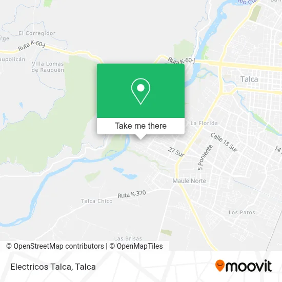 Electricos Talca map