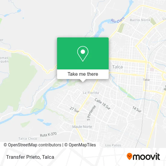 Transfer Prieto map