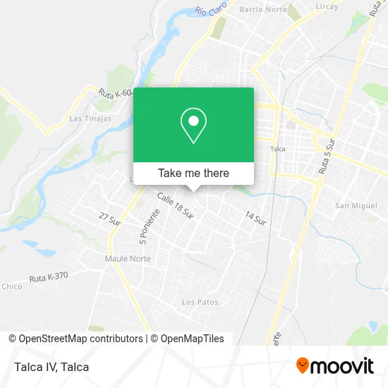 Talca IV map